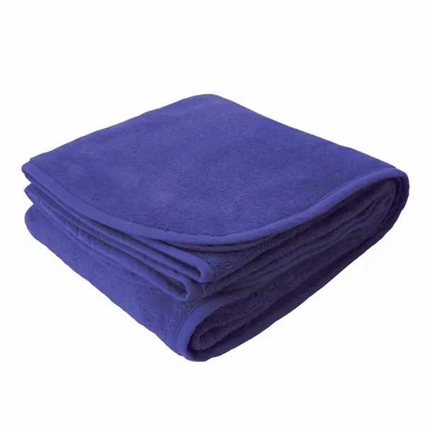 0.19" x 60" x 50" micro-plush blanket; made with extra-soft micro-plush... from ASI 67866 Logomark/Valumark