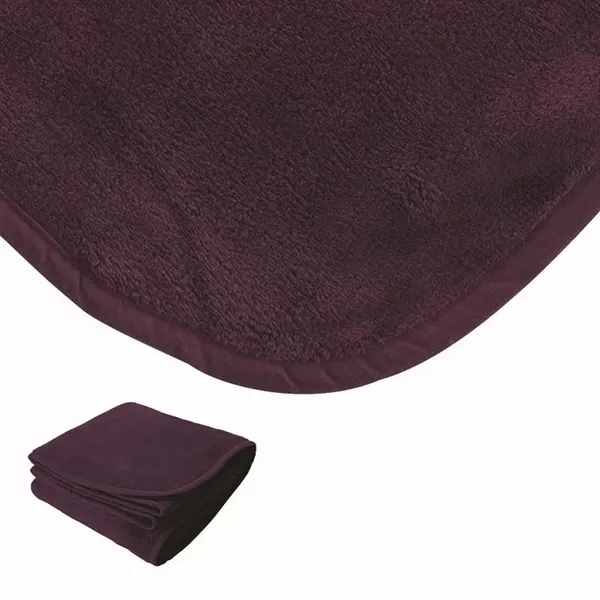 0.19" x 60" x 50" micro-plush blanket; made with extra-soft micro-plush... from ASI 67866 Logomark/Valumark