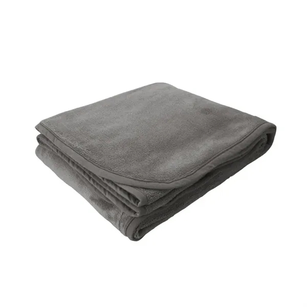 0.19" x 60" x 50" micro-plush blanket; made with extra-soft micro-plush... from ASI 67866 Logomark/Valumark