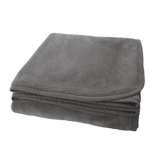 0.19" x 60" x 50" micro-plush blanket; made with extra-soft micro-plush... from ASI 67866 Logomark/Valumark