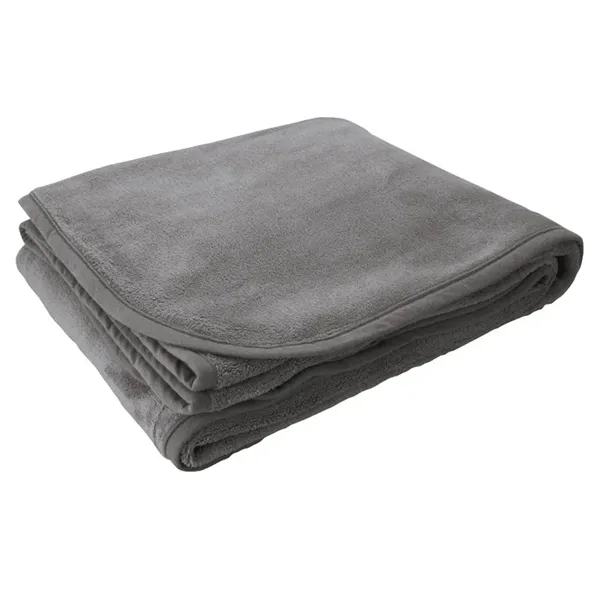 0.19" x 60" x 50" micro-plush blanket; made with extra-soft micro-plush... from ASI 67866 Logomark/Valumark