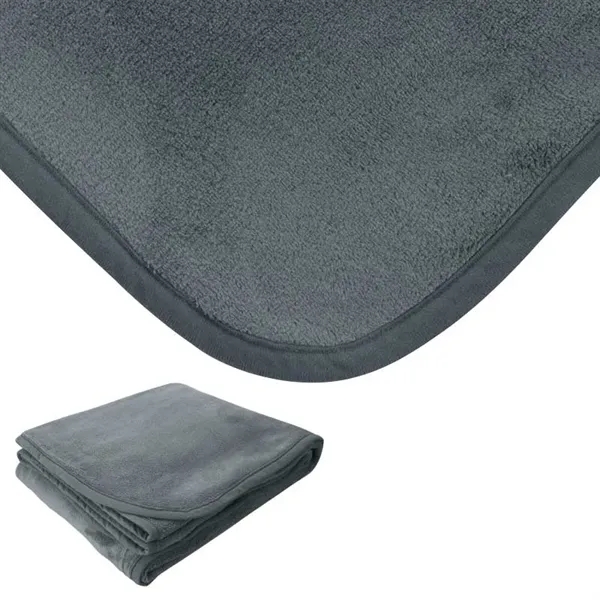 0.19" x 60" x 50" micro-plush blanket; made with extra-soft micro-plush... from ASI 67866 Logomark/Valumark