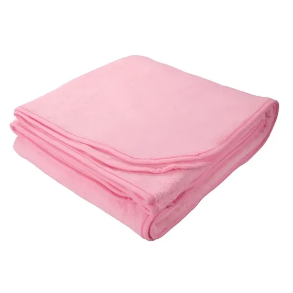 0.19" x 60" x 50" micro-plush blanket; made with extra-soft micro-plush... from ASI 67866 Logomark/Valumark