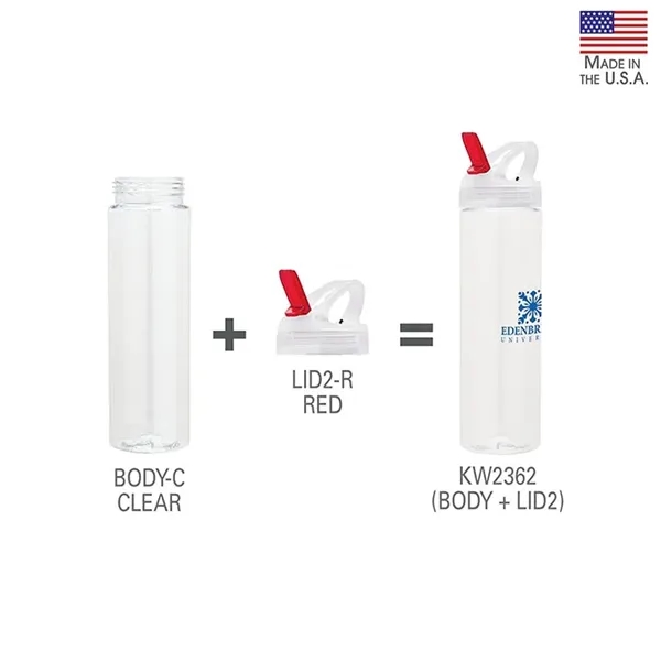 Laguna 32 oz. PET Bottle with Flip Spout... from ASI 67866 Logomark/Valumark