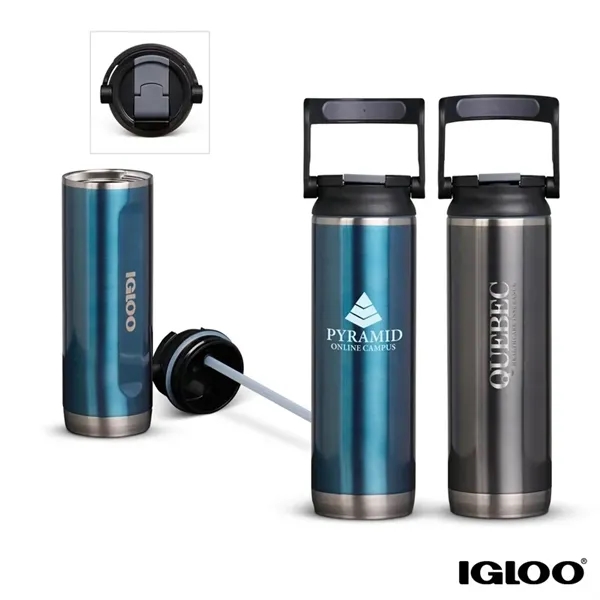 Igloo® 20 oz. Double Wall Vacuum Insulated Water Bottle... from ASI 67866 Logomark/Valumark