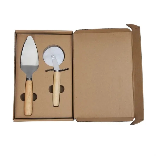 Napoletana 2pc Pizza Tool Set... from ASI 67866 Logomark/Valumark