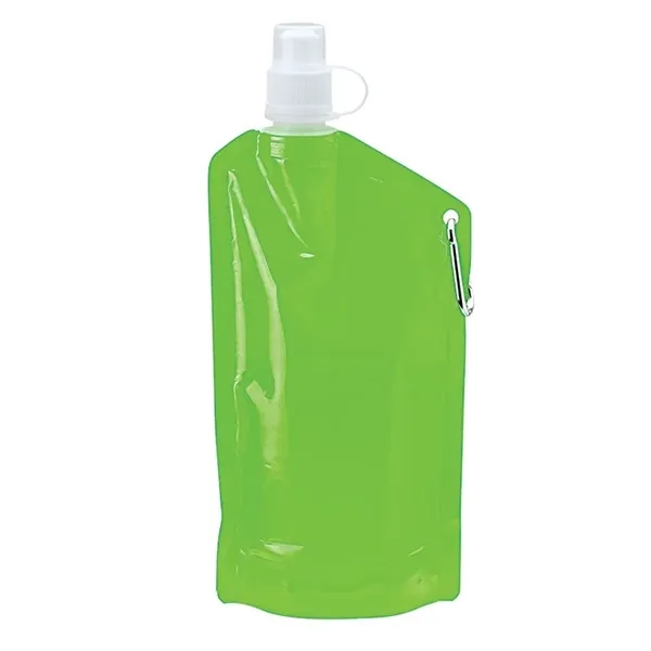 1.44" x 11.38" x 5.12" collapsible polyethylene water bottle holds up... from ASI 67866 Logomark/Valumark / Valumark™