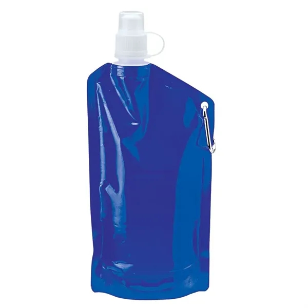 1.44" x 11.38" x 5.12" collapsible polyethylene water bottle holds up... from ASI 67866 Logomark/Valumark / Valumark™