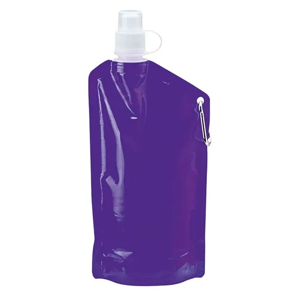 1.44" x 11.38" x 5.12" collapsible polyethylene water bottle holds up... from ASI 67866 Logomark/Valumark / Valumark™