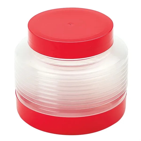 64 oz. Expandable Storage Jar... from ASI 67866 Logomark/Valumark / Valumark™