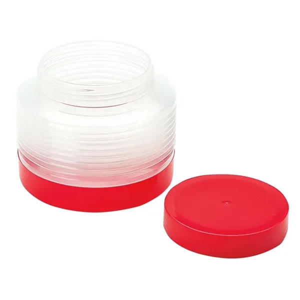 64 oz. Expandable Storage Jar... from ASI 67866 Logomark/Valumark / Valumark™