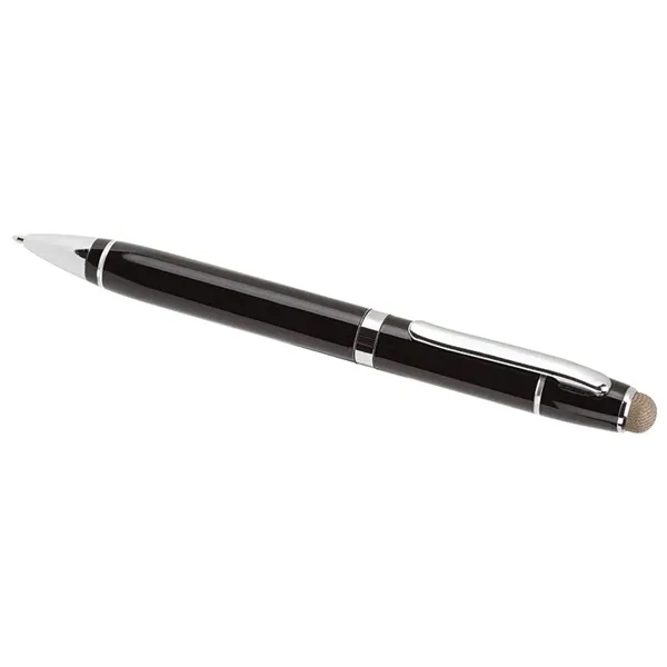 Twist action ballpoint pen with aluminum construction, chrome accents, twist tip,... from ASI 67866 Logomark/Valumark