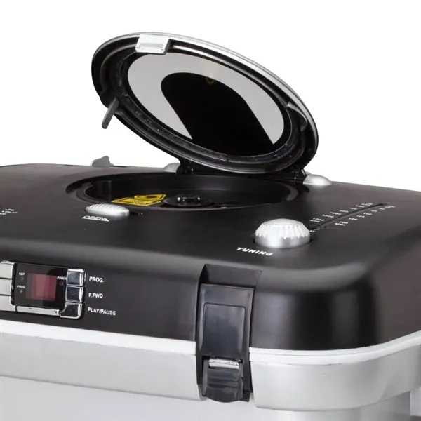 CD / MP3 / AM/FM Radio Cooler... from ASI 67866 Logomark/Valumark