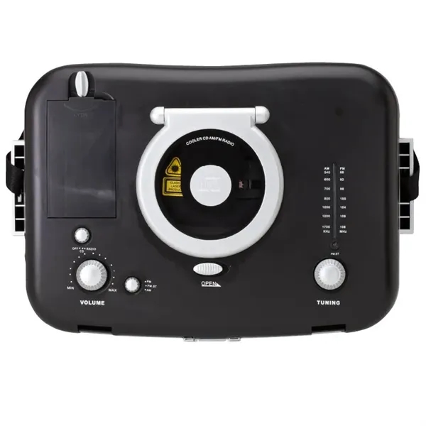 CD / MP3 / AM/FM Radio Cooler... from ASI 67866 Logomark/Valumark