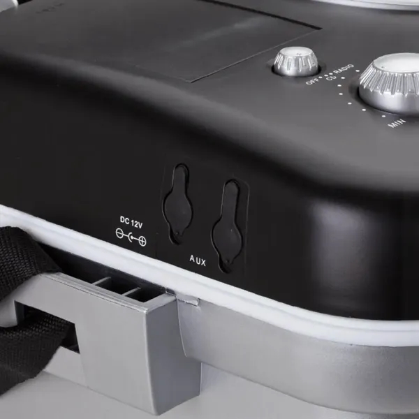 CD / MP3 / AM/FM Radio Cooler... from ASI 67866 Logomark/Valumark