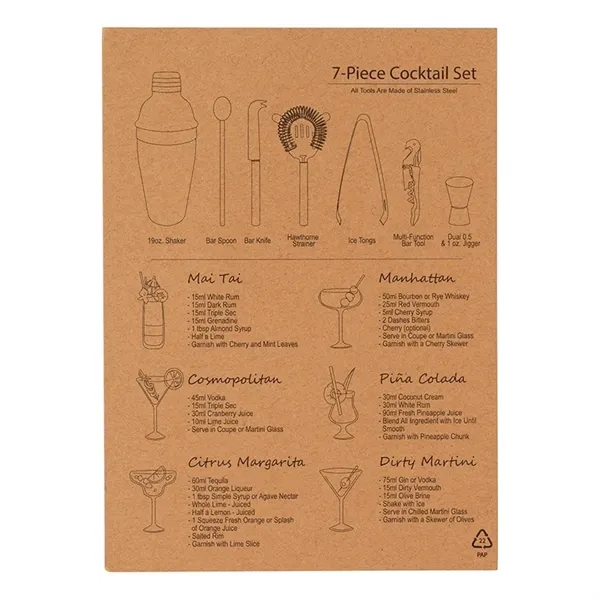 Brandy 7-Piece Cocktail Set... from ASI 67866 Logomark/Valumark