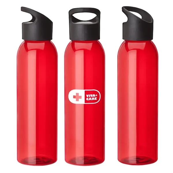 22 oz. BPA-free plastic water bottle with twist-off carry handle lid.... from ASI 67866 Logomark/Valumark / Valumark™