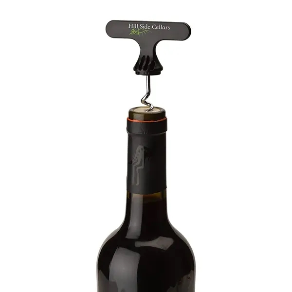 0.88" x 3.5" x 2.5" Pica ABS plastic and metal corkscrew... from ASI 67866 Logomark/Valumark / Valumark™