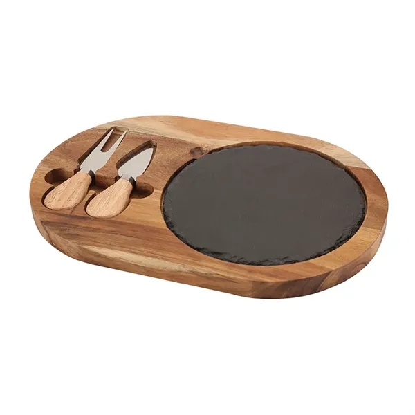 Bon Appetit Slate Cheese Set... from ASI 67866 Logomark/Valumark
