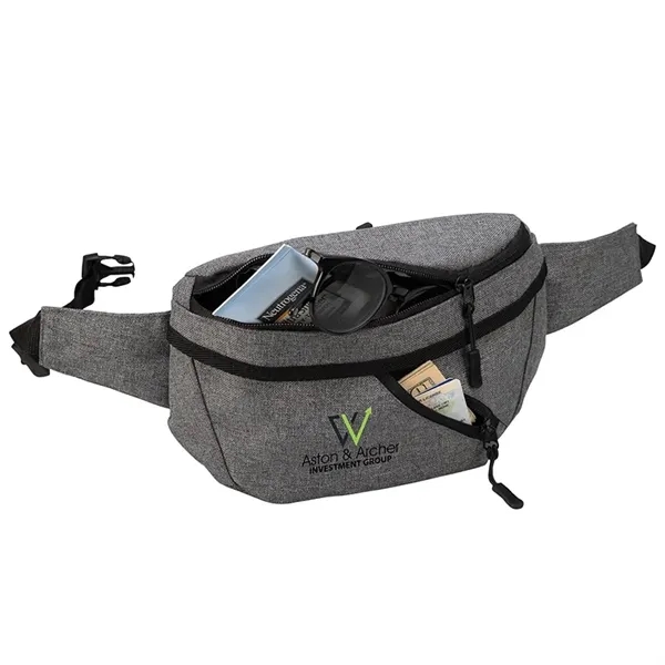 Ontario Two-Pocket Crossbody/Waist Bag... from ASI 67866 Logomark/Valumark
