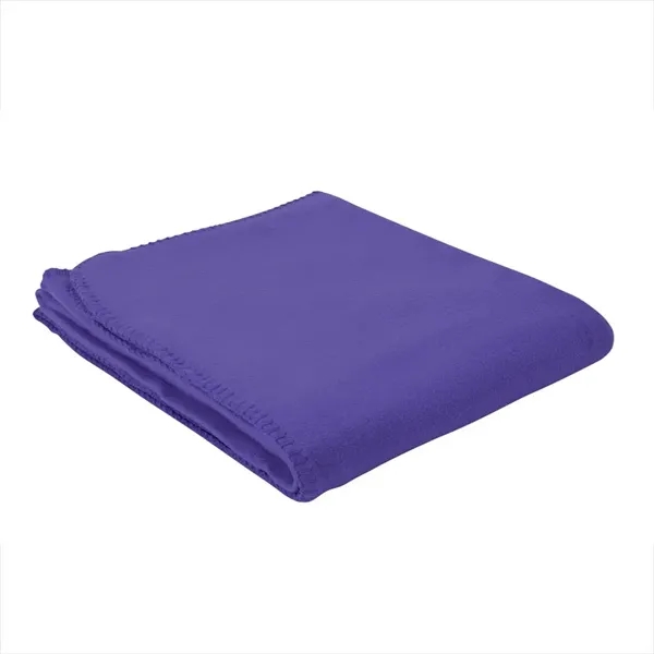 0.12" x 60" x 50" fleece blanket with color-matching whipstitch edging.... from ASI 67866 Logomark/Valumark / Valumark™