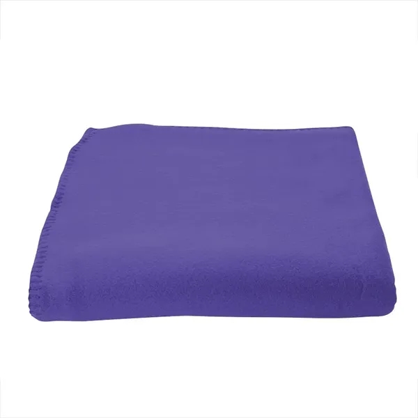 0.12" x 60" x 50" fleece blanket with color-matching whipstitch edging.... from ASI 67866 Logomark/Valumark / Valumark™