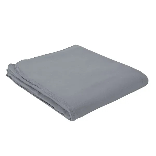 0.12" x 60" x 50" fleece blanket with color-matching whipstitch edging.... from ASI 67866 Logomark/Valumark / Valumark™