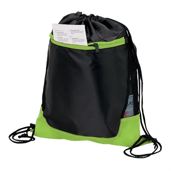 0.19" x 17.75" x 14" Clermont sport bag with front pocket... from ASI 67866 Logomark/Valumark / Valumark™