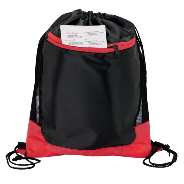 0.19" x 17.75" x 14" Clermont sport bag with front pocket... from ASI 67866 Logomark/Valumark / Valumark™