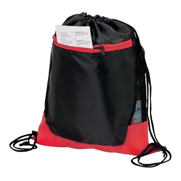 0.19" x 17.75" x 14" Clermont sport bag with front pocket... from ASI 67866 Logomark/Valumark / Valumark™