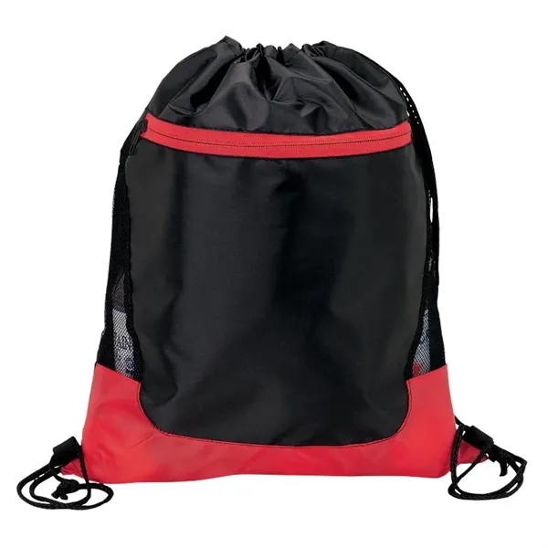 0.19" x 17.75" x 14" Clermont sport bag with front pocket... from ASI 67866 Logomark/Valumark / Valumark™