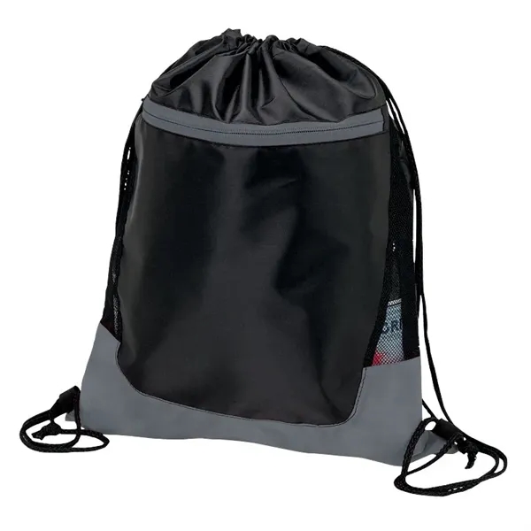 0.19" x 17.75" x 14" Clermont sport bag with front pocket... from ASI 67866 Logomark/Valumark / Valumark™