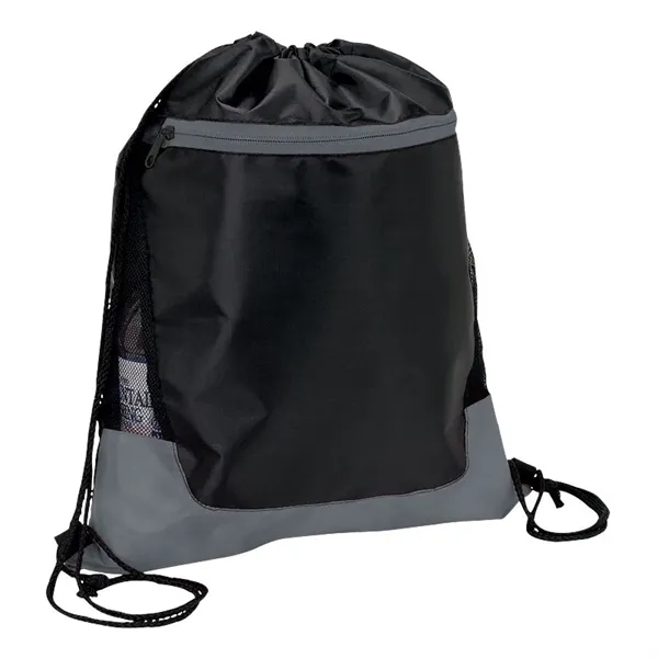 0.19" x 17.75" x 14" Clermont sport bag with front pocket... from ASI 67866 Logomark/Valumark / Valumark™