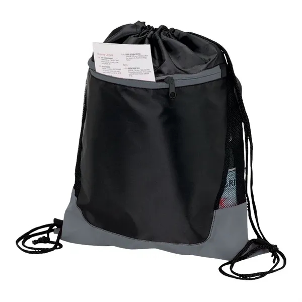0.19" x 17.75" x 14" Clermont sport bag with front pocket... from ASI 67866 Logomark/Valumark / Valumark™
