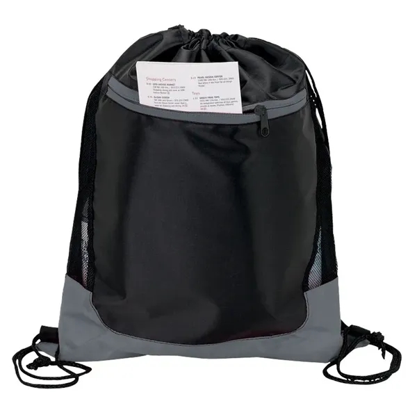 0.19" x 17.75" x 14" Clermont sport bag with front pocket... from ASI 67866 Logomark/Valumark / Valumark™