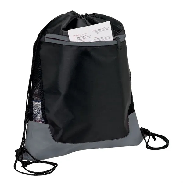 0.19" x 17.75" x 14" Clermont sport bag with front pocket... from ASI 67866 Logomark/Valumark / Valumark™