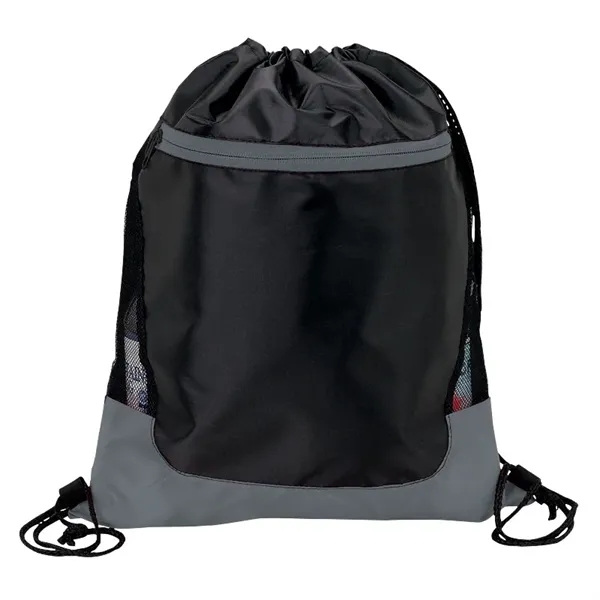 0.19" x 17.75" x 14" Clermont sport bag with front pocket... from ASI 67866 Logomark/Valumark / Valumark™