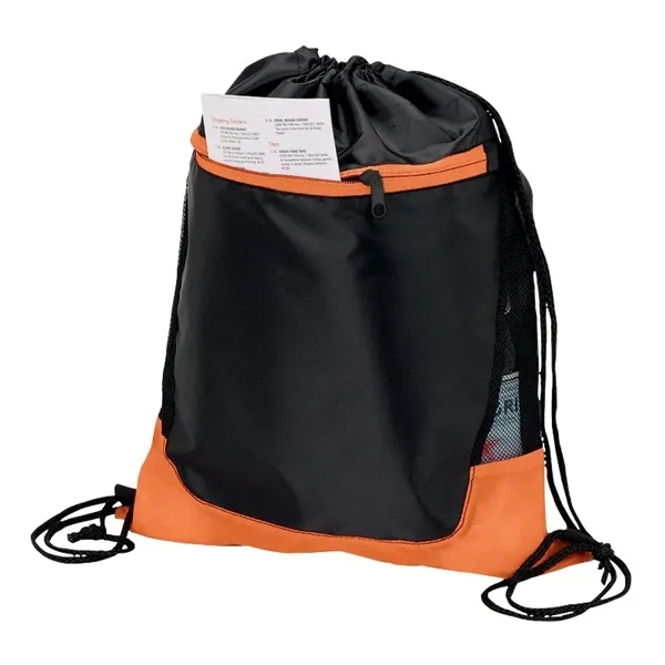 0.19" x 17.75" x 14" Clermont sport bag with front pocket... from ASI 67866 Logomark/Valumark / Valumark™