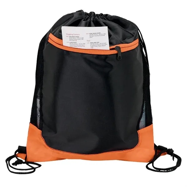 0.19" x 17.75" x 14" Clermont sport bag with front pocket... from ASI 67866 Logomark/Valumark / Valumark™