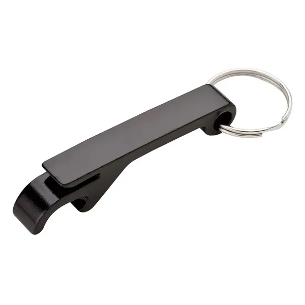 0.56" x 3.25" x 0.44" bottle opener keyring with can tab... from ASI 67866 Logomark/Valumark / Valumark™