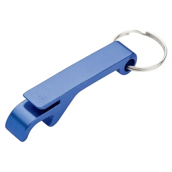 0.56" x 3.25" x 0.44" bottle opener keyring with can tab... from ASI 67866 Logomark/Valumark / Valumark™