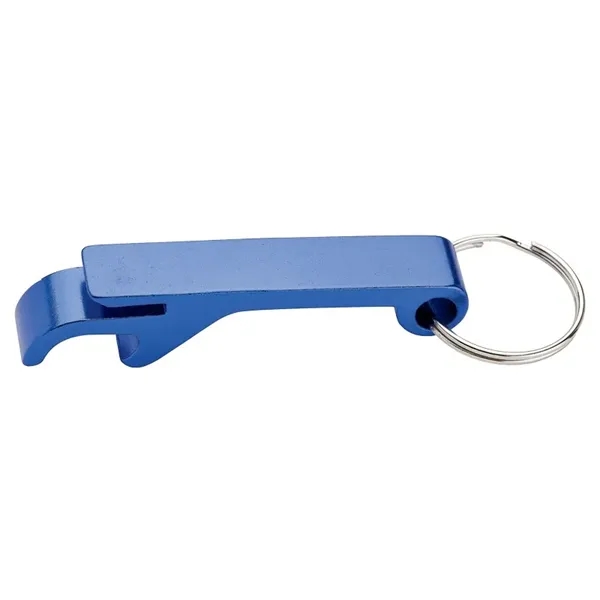 0.56" x 3.25" x 0.44" bottle opener keyring with can tab... from ASI 67866 Logomark/Valumark / Valumark™