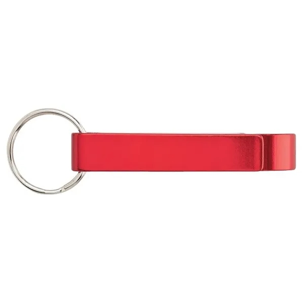 0.56" x 3.25" x 0.44" bottle opener keyring with can tab... from ASI 67866 Logomark/Valumark / Valumark™