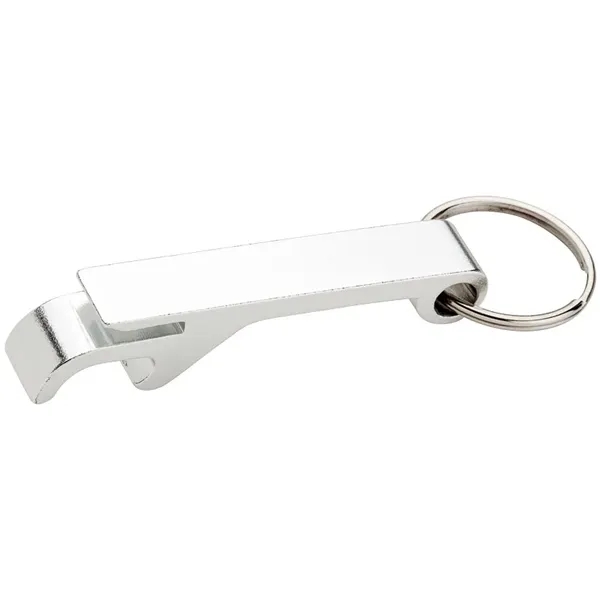0.56" x 3.25" x 0.44" bottle opener keyring with can tab... from ASI 67866 Logomark/Valumark / Valumark™