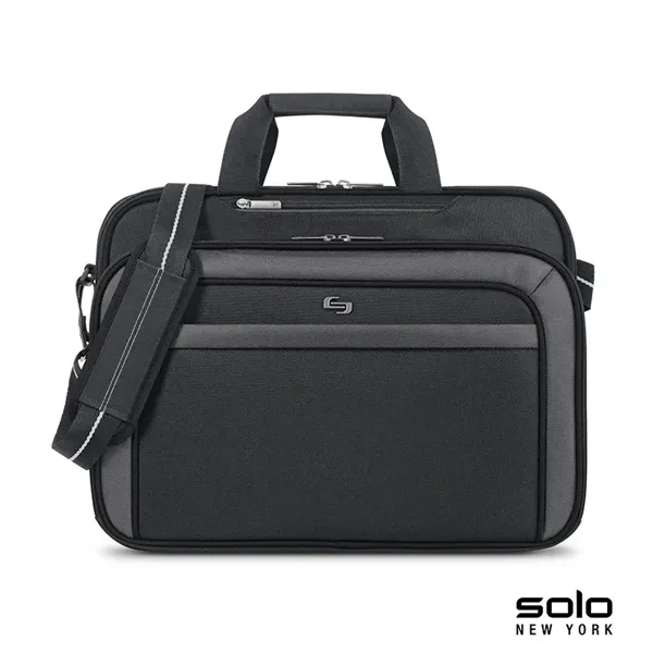 4.5" x 12.75" x 16.5" Solo Empire briefcase; includes 17" laptop... from ASI 67866 Logomark/Valumark