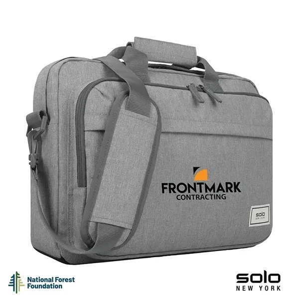 Solo® Re:new Briefcase... from ASI 67866 Logomark/Valumark