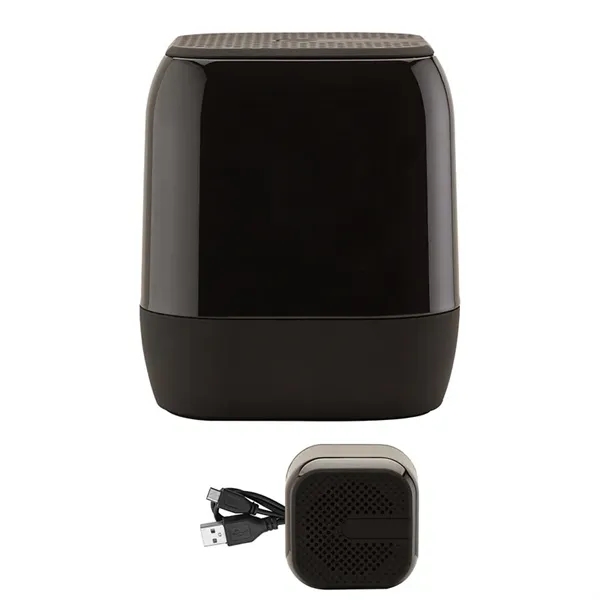 Bluetooth speaker with 30 ft. range; includes micro-USB charger and charges... from ASI 67866 Logomark/Valumark