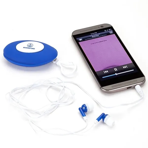 Fado Stereo Earbuds In Case... from ASI 67866 Logomark/Valumark / Valumark™