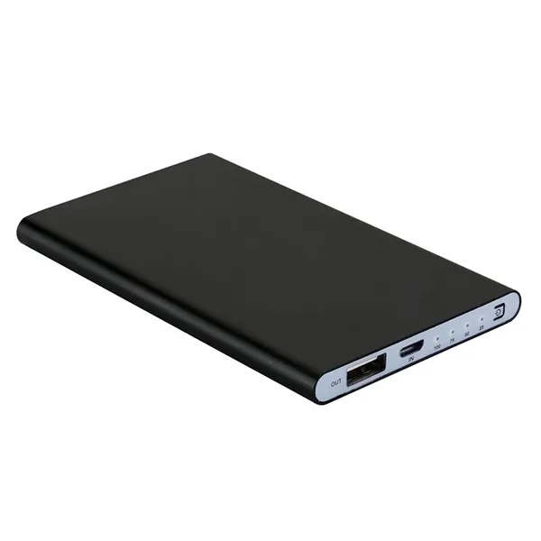 0.38" x 4.5" x 2.69" Epsilon mobile power bank with 4000mAh... from ASI 67866 Logomark/Valumark