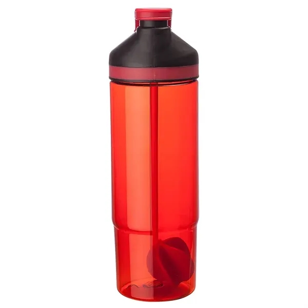 27 oz. Tritan shaker bottle; includes chug and sipper lid, straw,... from ASI 67866 Logomark/Valumark